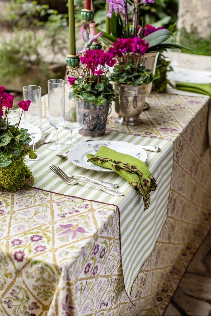 Stain Resistant Cotton Filo Runner