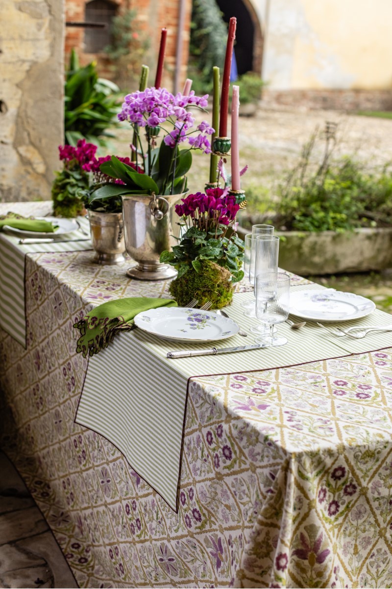 Chemin de table Filo en coton 