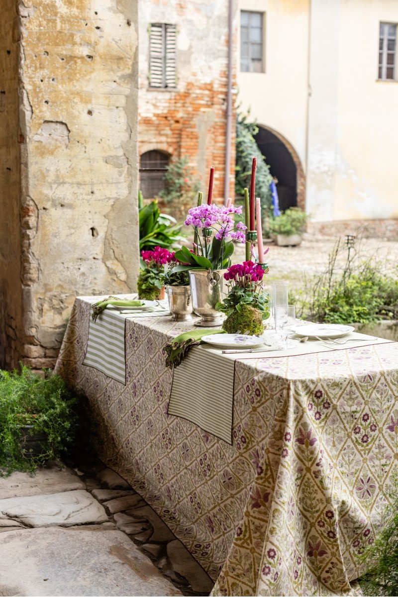 Chemin de table Filo en coton 