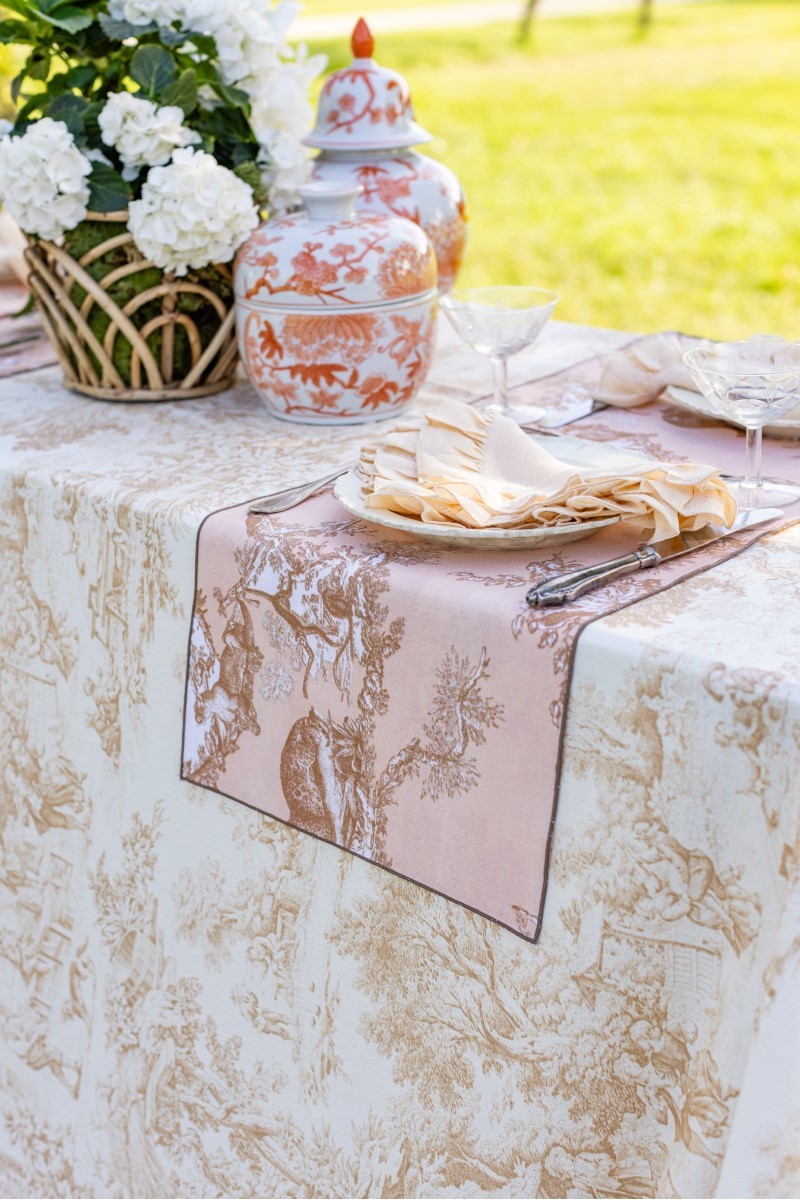 Chemin de table Filo en coton 