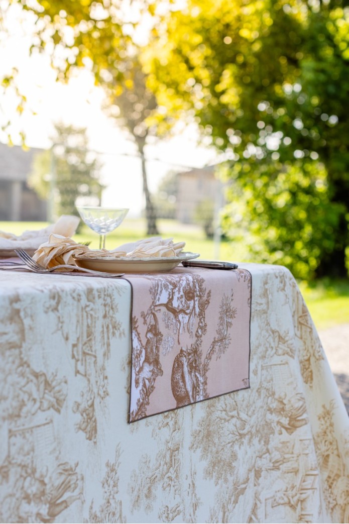 Chemin de table Filo en coton  2