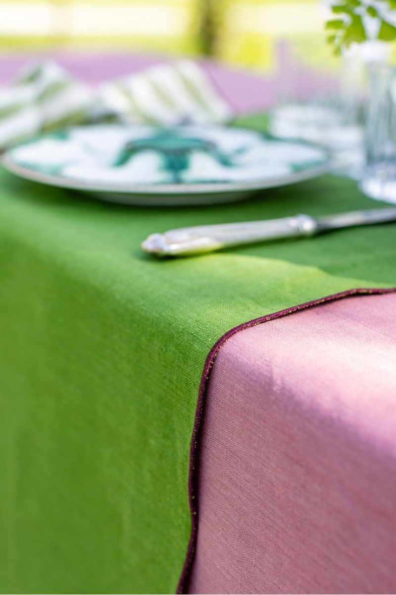 Stain Resistant Linen Runner