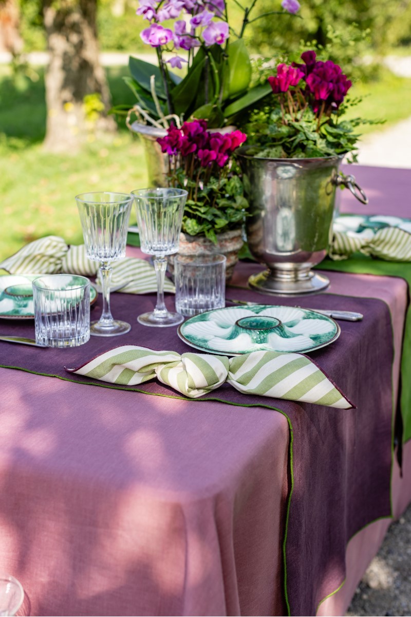 Stain Resistant Linen Runner