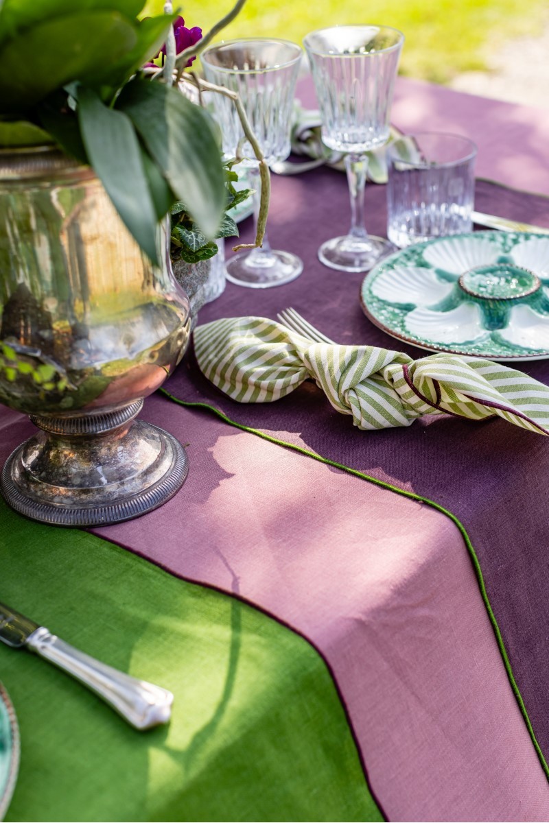 Stain Resistant Linen Runner