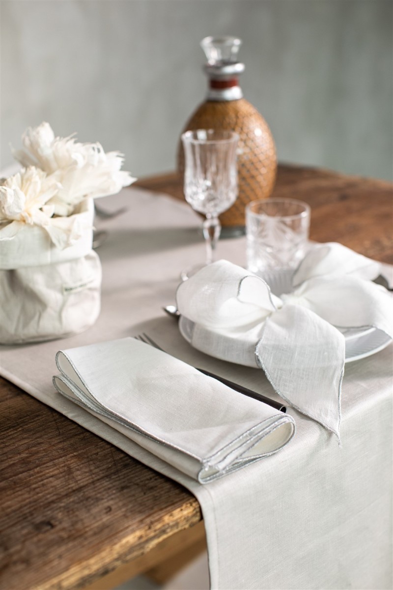 Serviette en lin Filo