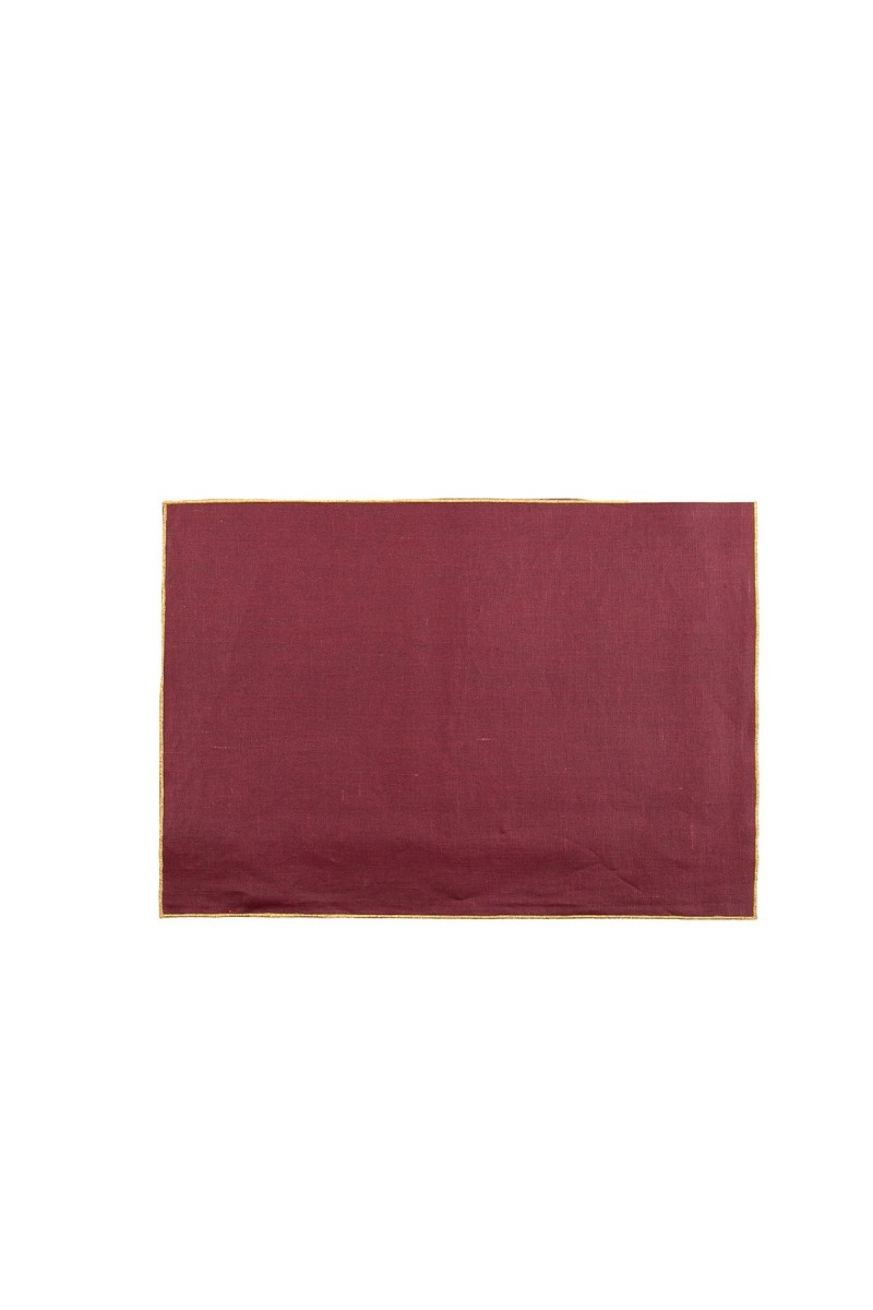 Linen Placemat Stain Resistant Filo