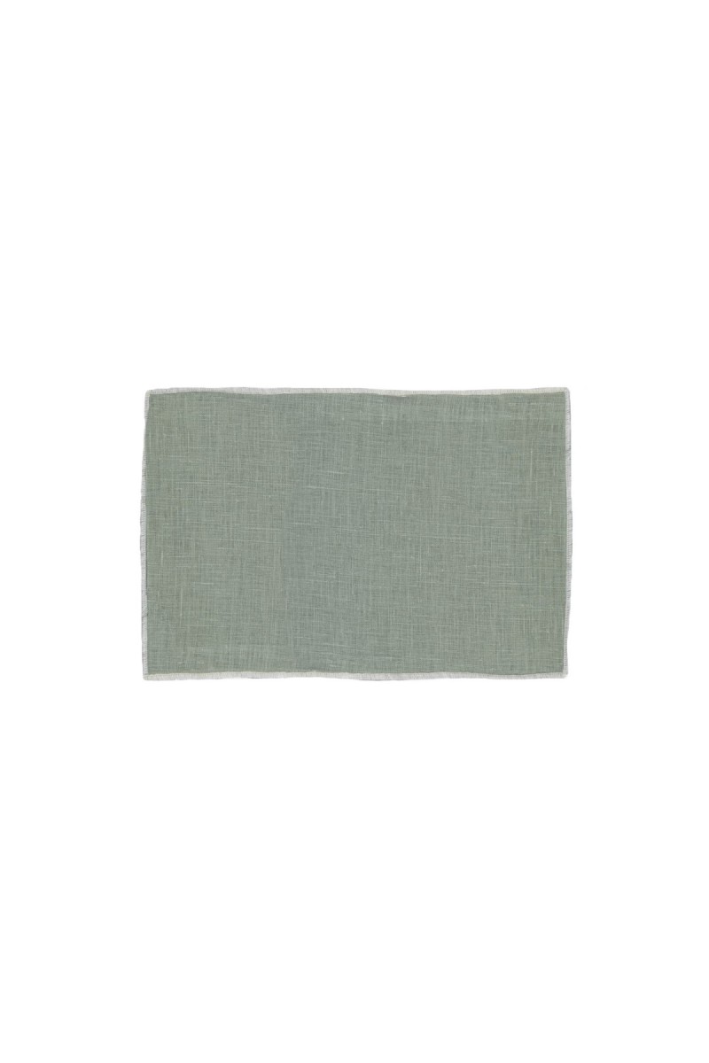 Linen Placemat Stain Resistant Filo