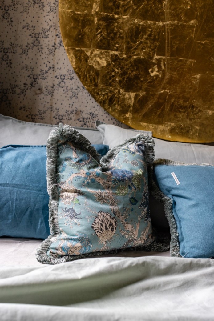 Taie d'oreiller avec franges 2