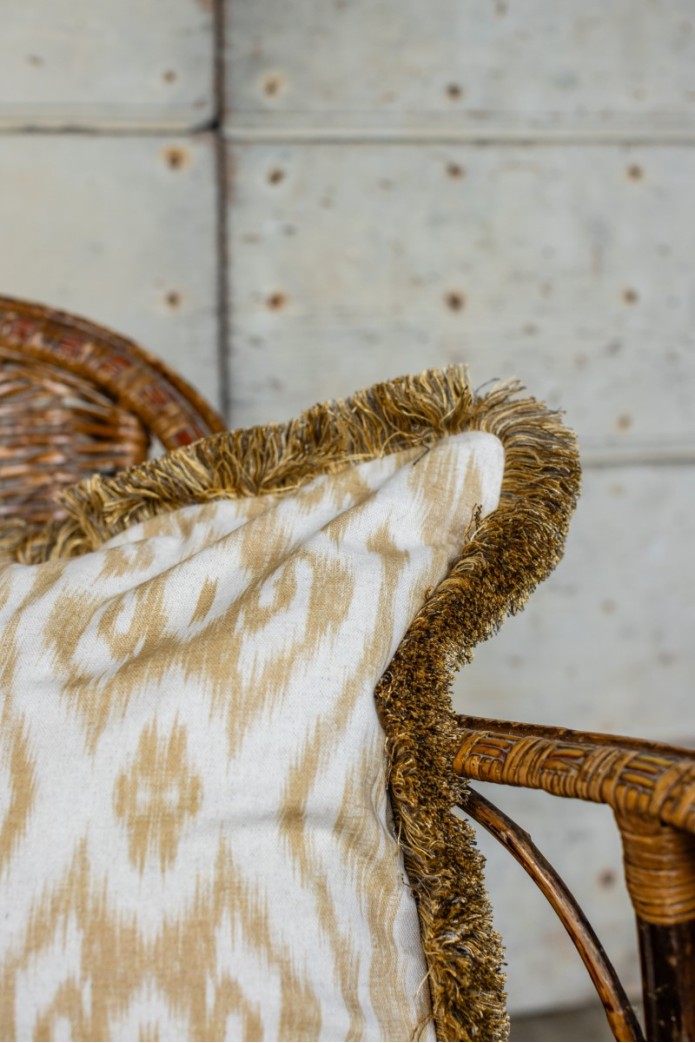 Taie d'oreiller avec franges 2