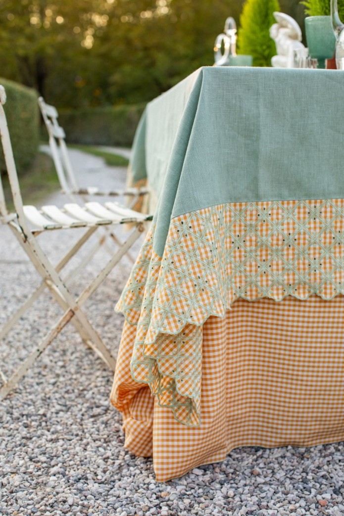 Nappe Nastri en lin antitaches