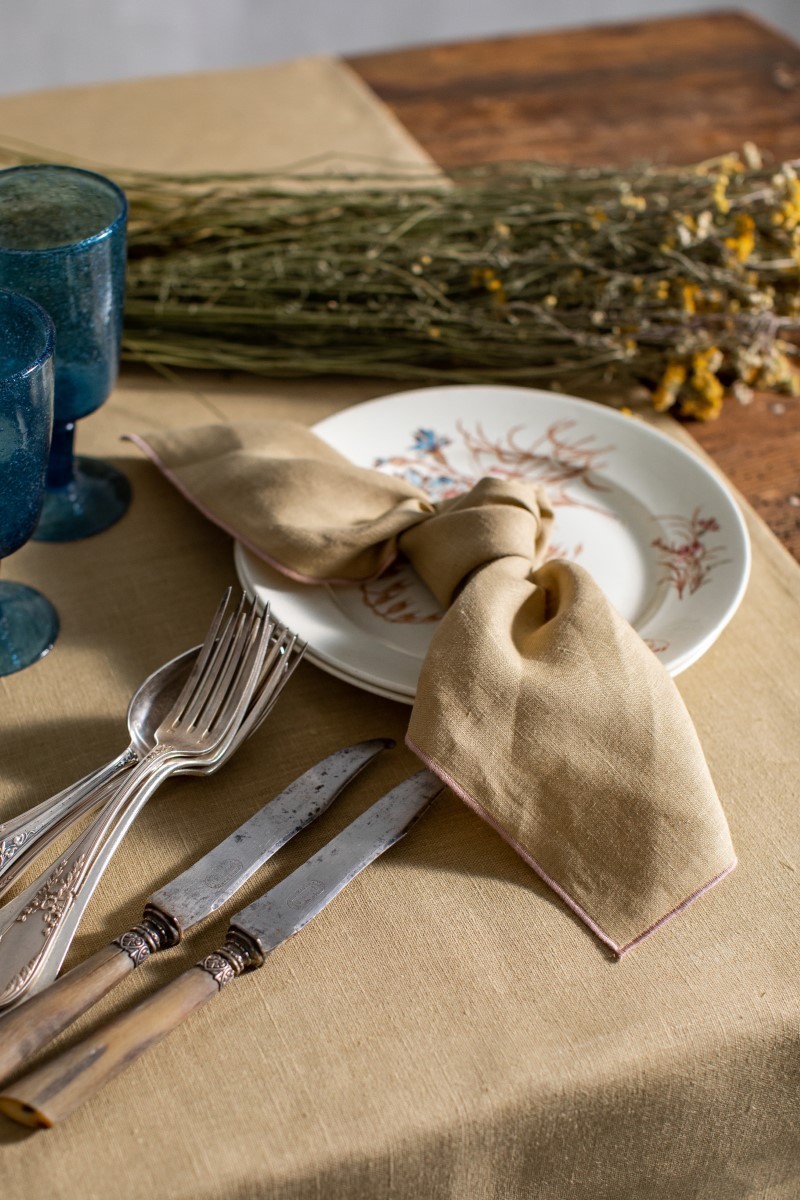 Serviette en lin Filo