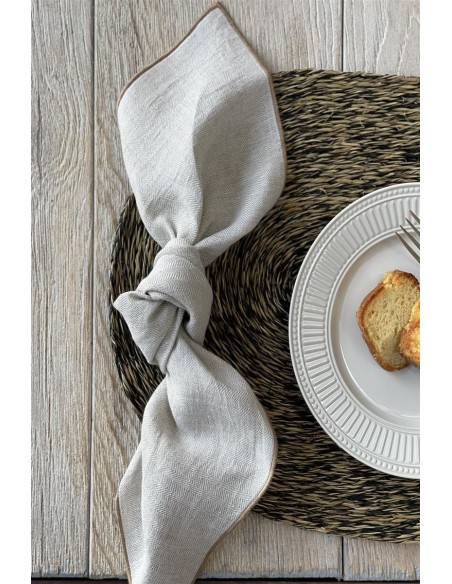 Linen Filo Jaquard Napkin