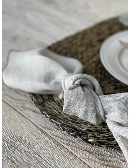 Linen Filo Jaquard Napkin