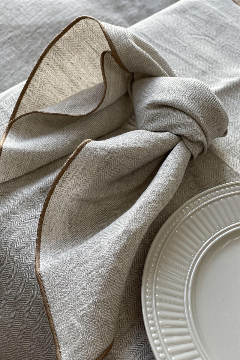 Linen Filo Jaquard Napkin