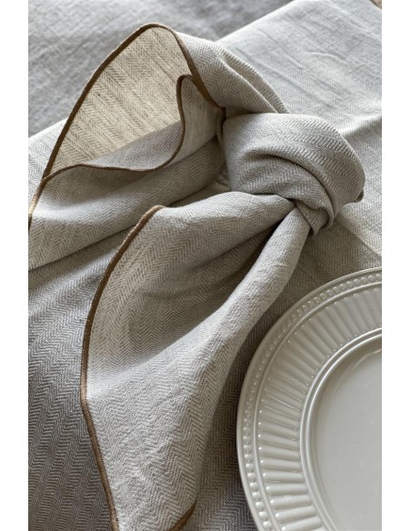 Serviette de table Filo Linen Jacquard