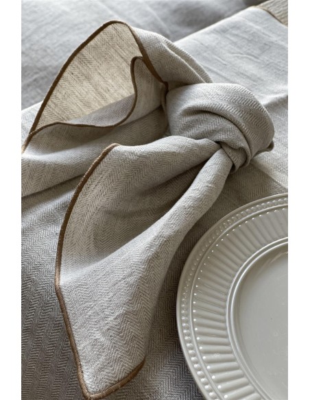 Linen Filo Jaquard Napkin