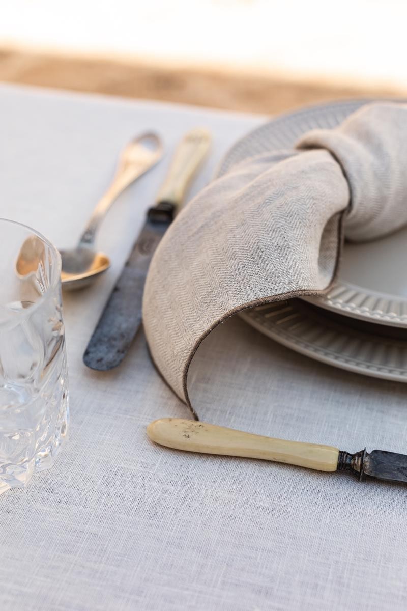 Serviette de table Filo Linen Jacquard