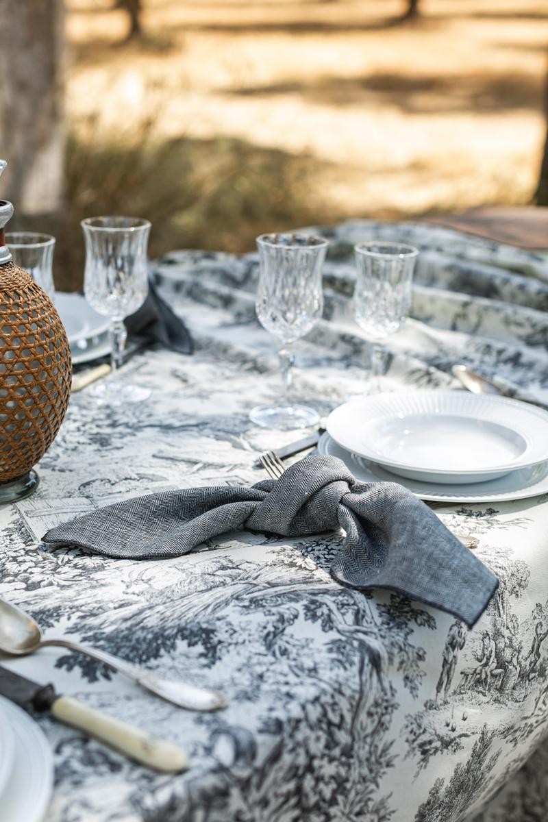 Linen Filo Jaquard Napkin