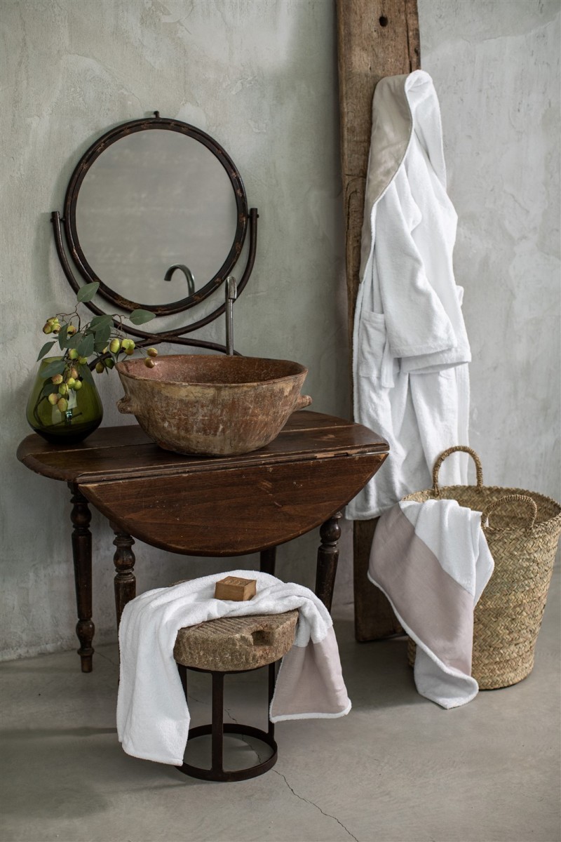 Peignoir Bauhaus en coton