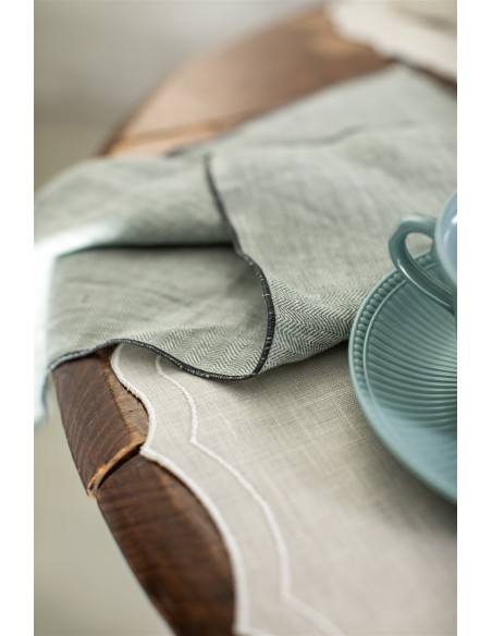 Serviette de table Filo Linen Jacquard