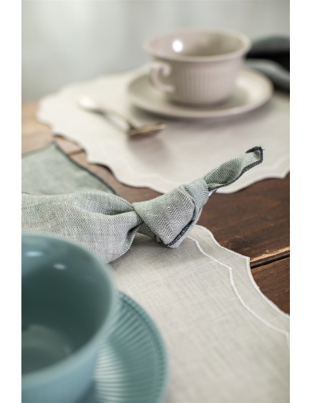 Linen Filo Jaquard Napkin