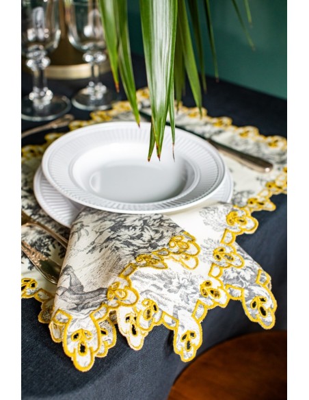 Serviette de table en coton Amalfi
