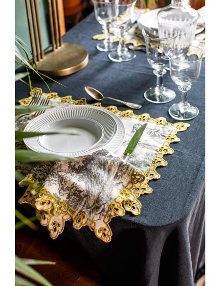 Serviette de table en coton Amalfi