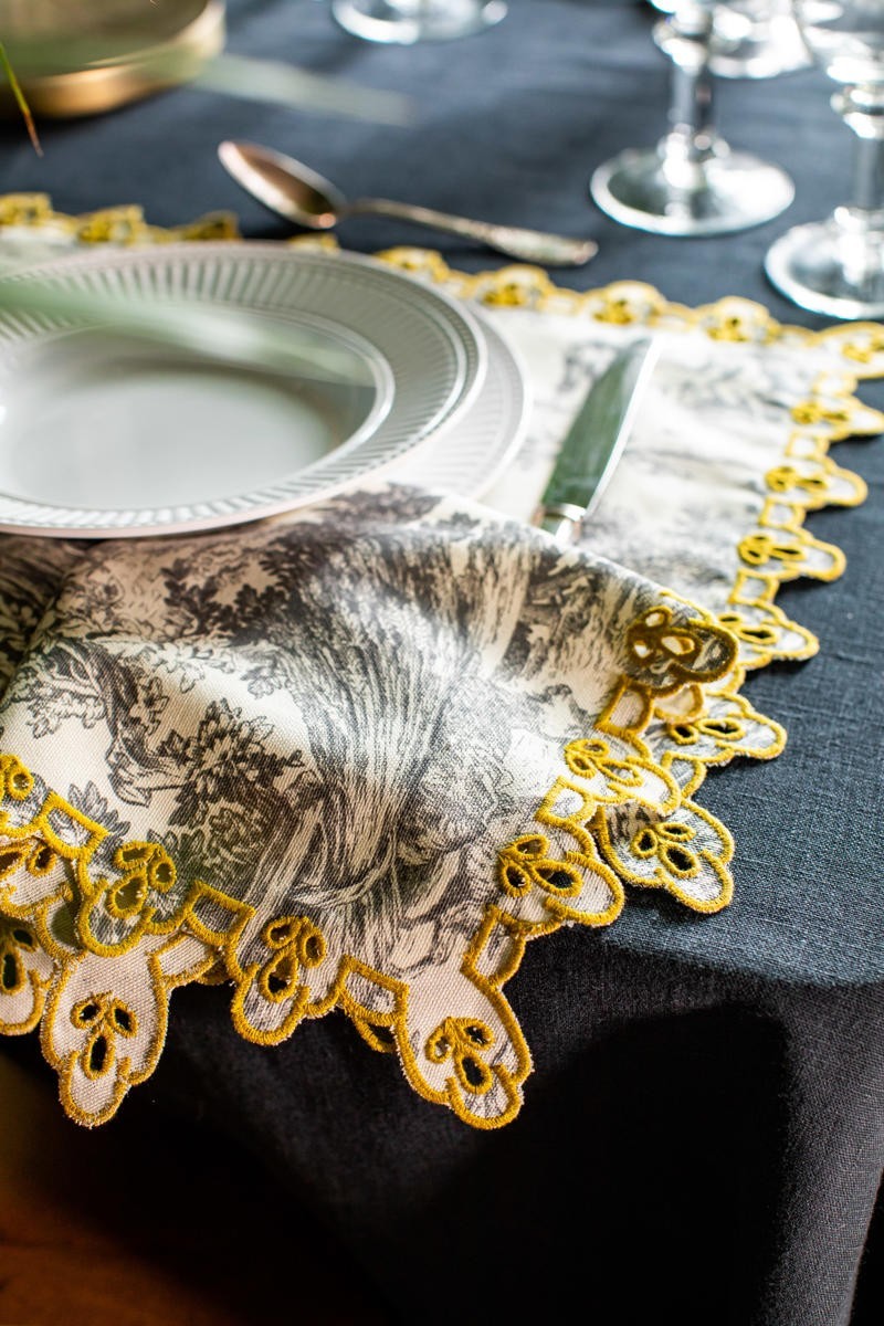 Serviette de table en coton Amalfi