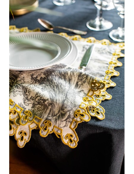 Serviette de table en coton Amalfi