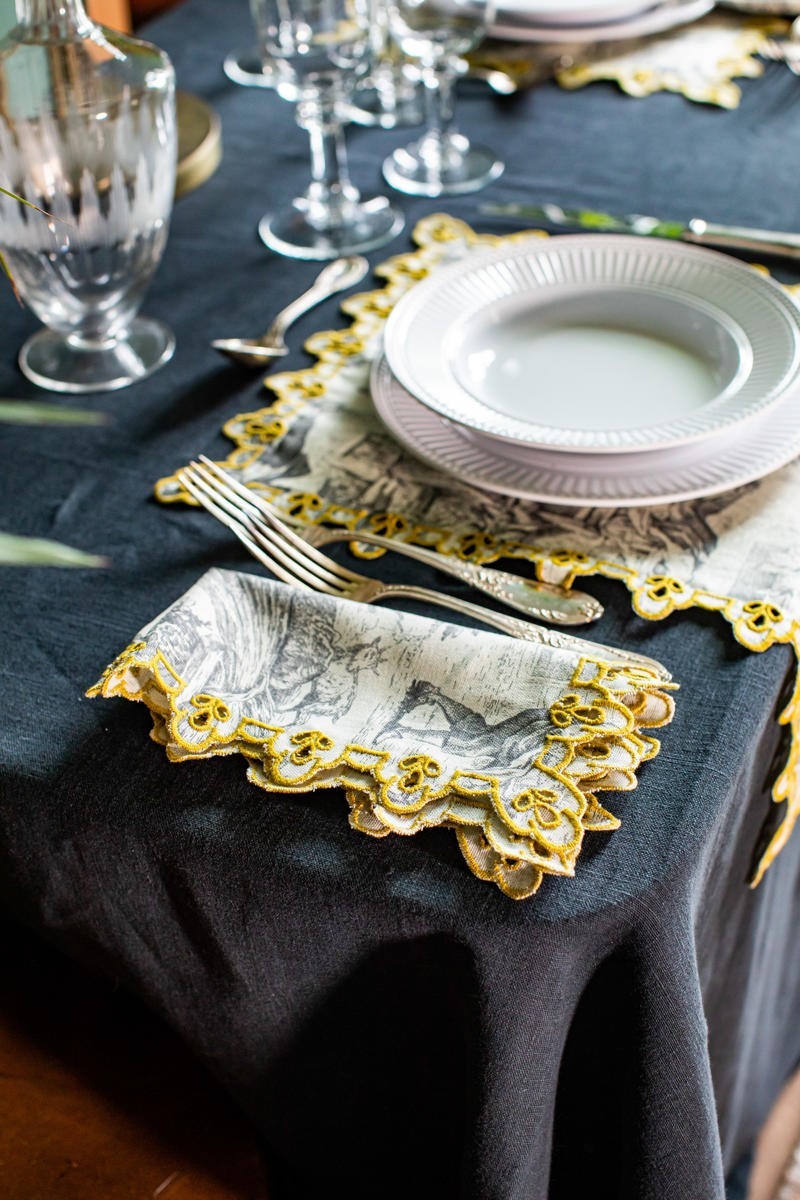 Serviette de table en coton Amalfi