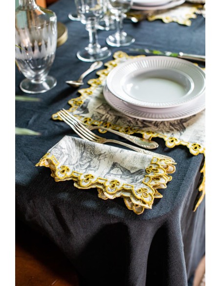 Serviette de table en coton Amalfi