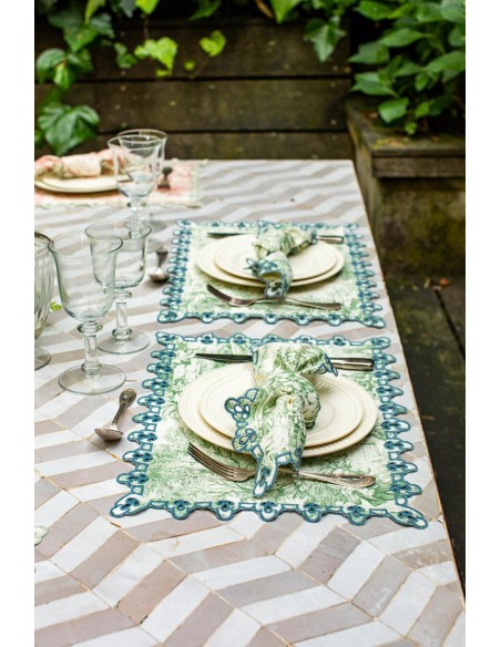 Serviette de table en coton Amalfi
