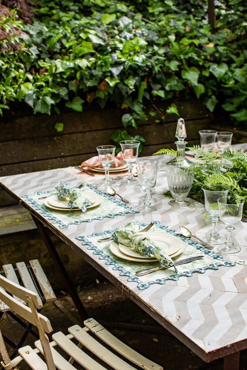 Serviette de table en coton Amalfi