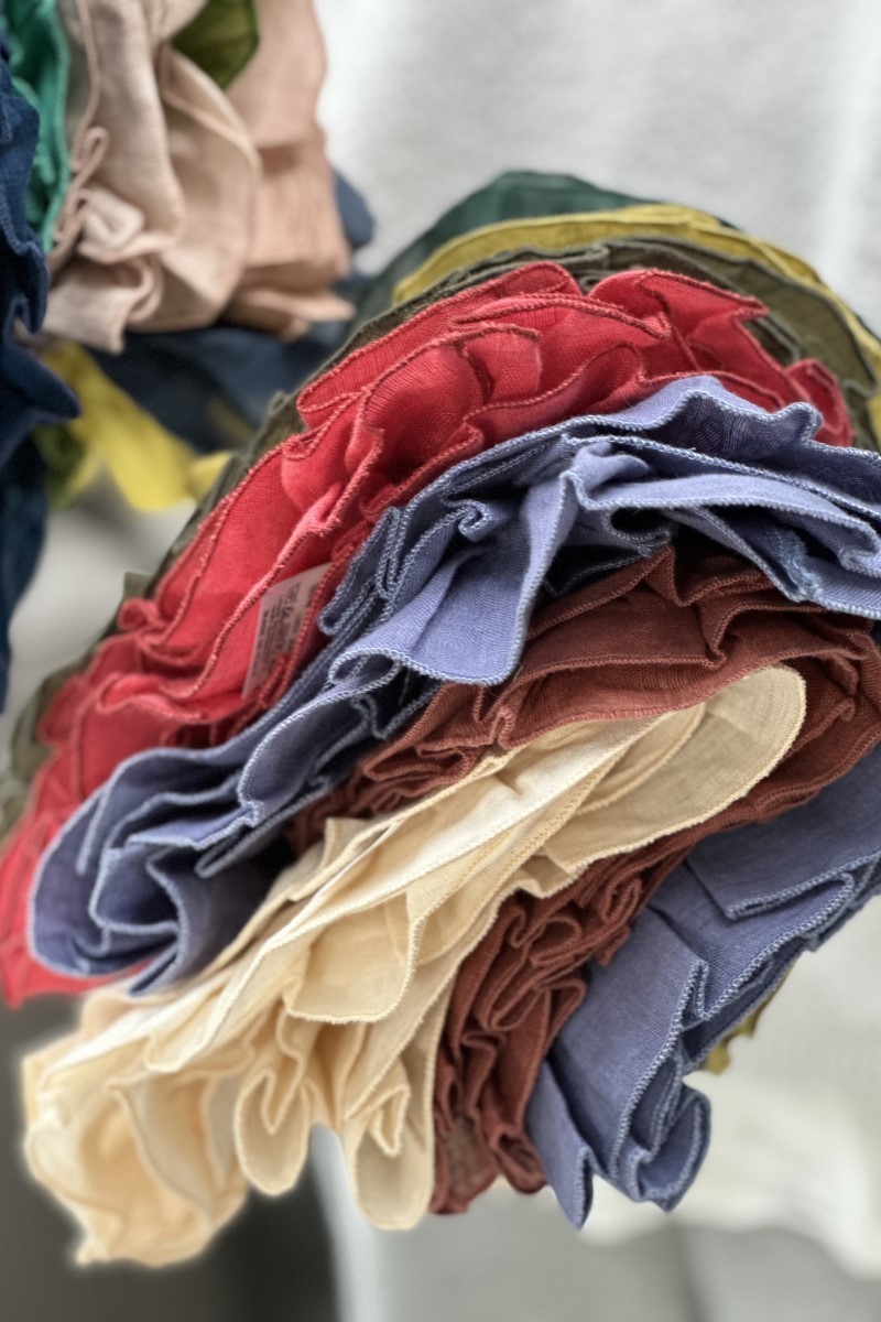 Lot de 12 serviettes de table Gitane assorties