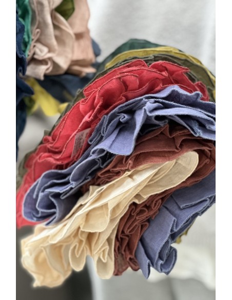 Lot de 12 serviettes de table Gitane assorties