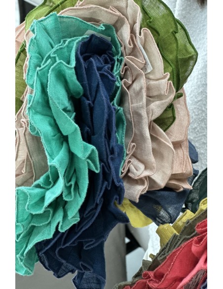 Lot de 12 serviettes de table Gitane assorties