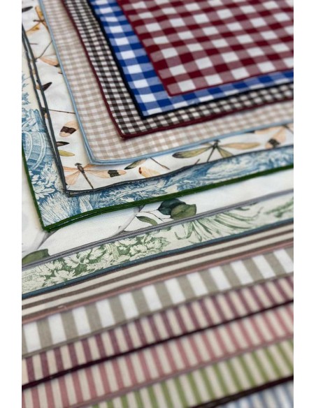 Lot de 12 serviettes Filo assorties