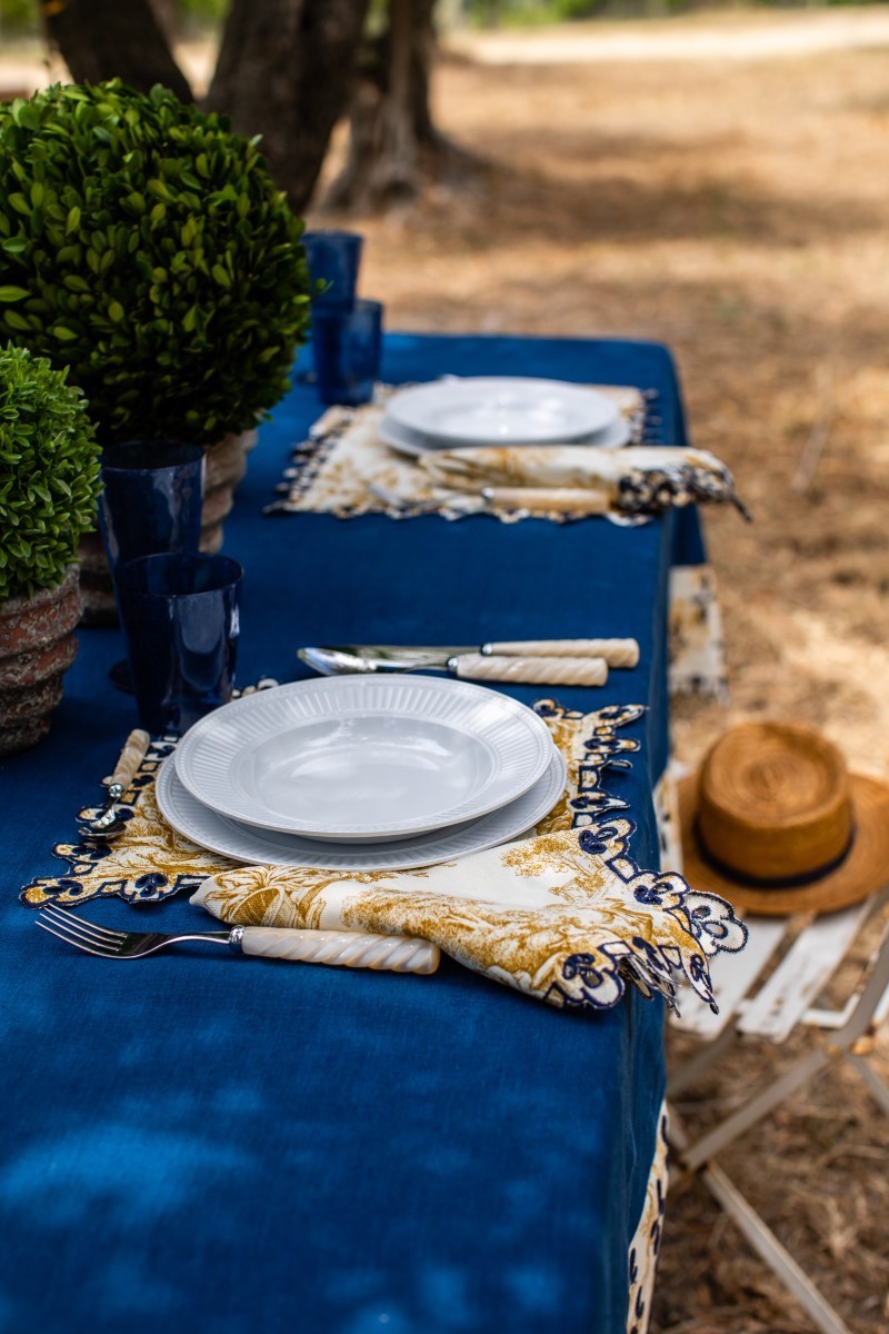 Serviette de table en coton Amalfi