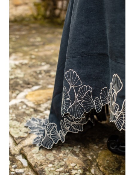 Ginkgo Linen Tablecloth