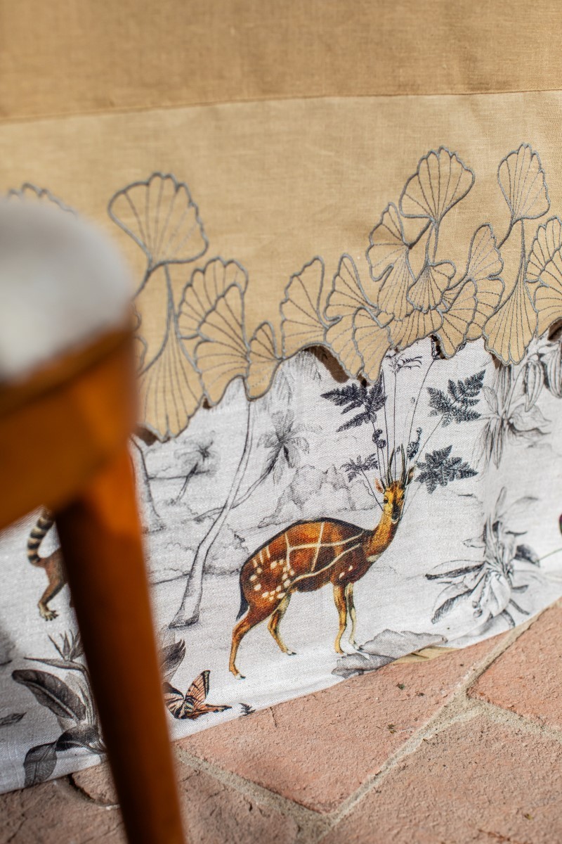 Tovaglia Ginkgo in Lino