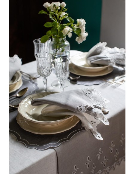 Serviette de table en lin Amalfi