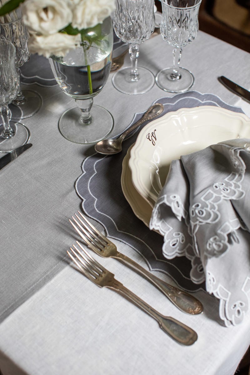 Serviette de table en lin Amalfi