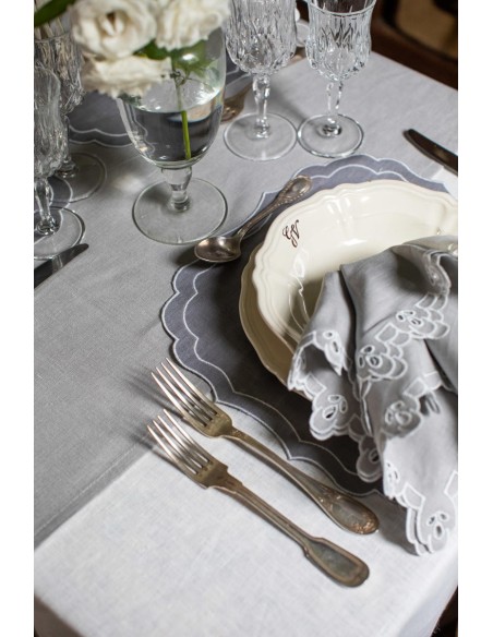 Serviette de table en lin Amalfi