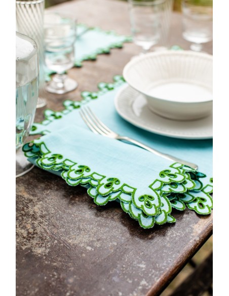 Serviette de table en lin Amalfi