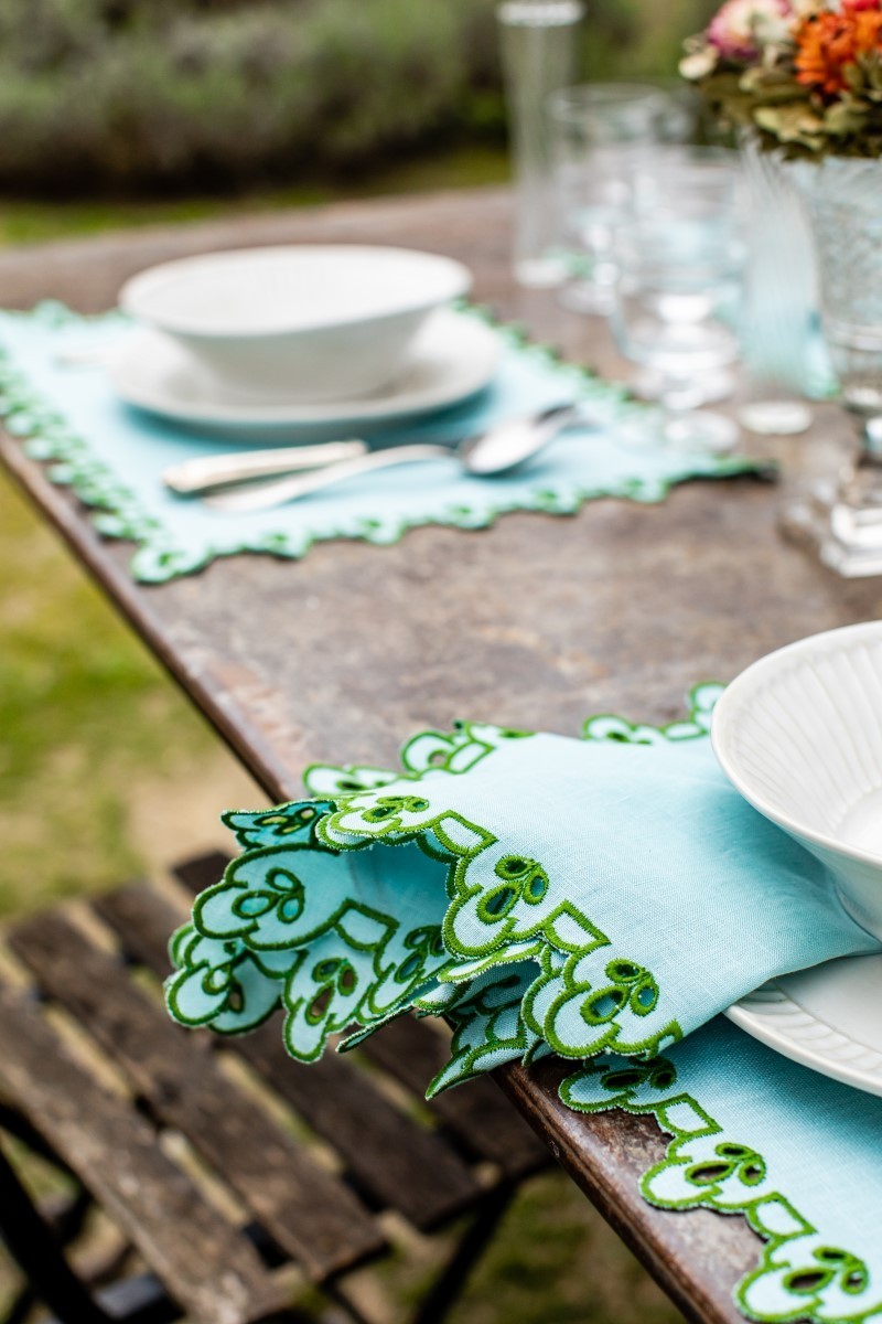 Serviette de table en lin Amalfi