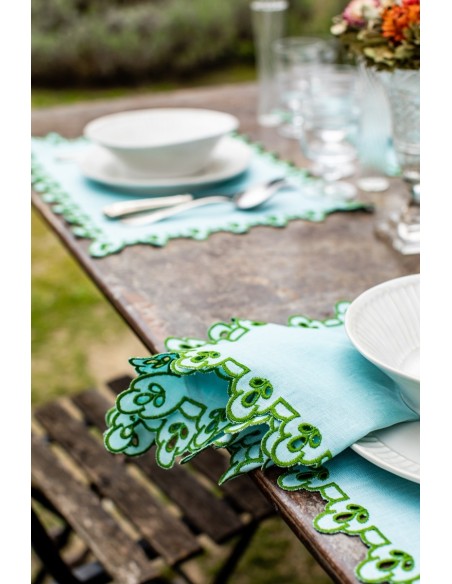 Serviette de table en lin Amalfi