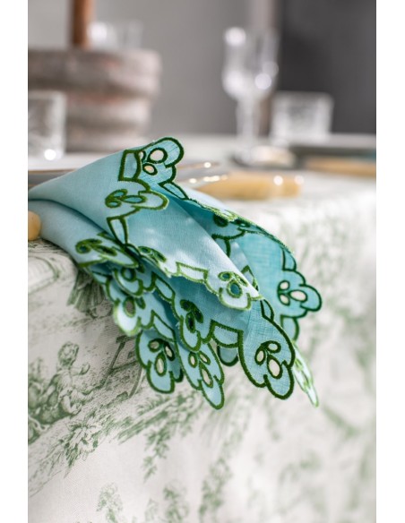 Serviette de table en lin Amalfi