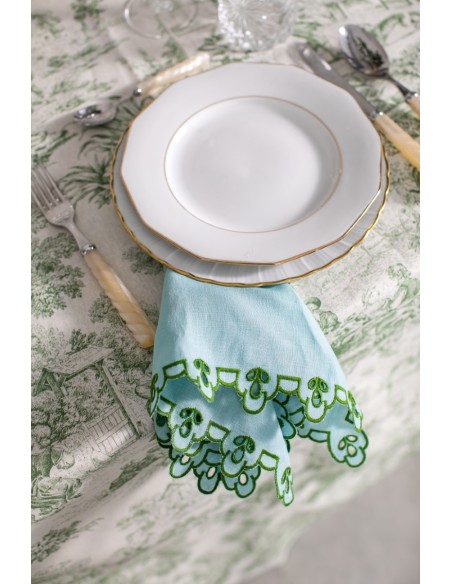 Serviette de table en lin Amalfi