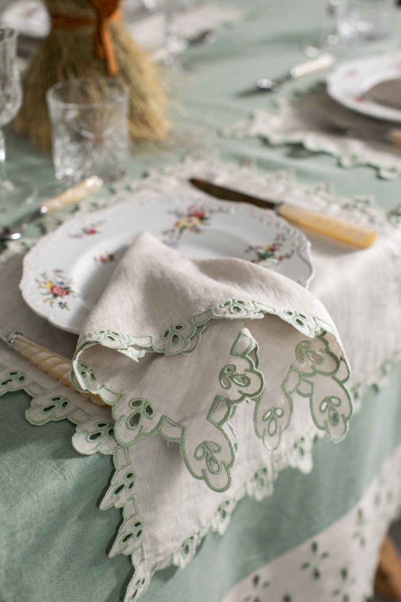 Serviette de table en lin Amalfi