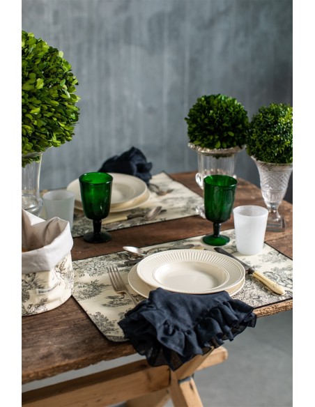 Placemat in Stain Resistant Cotton Filo